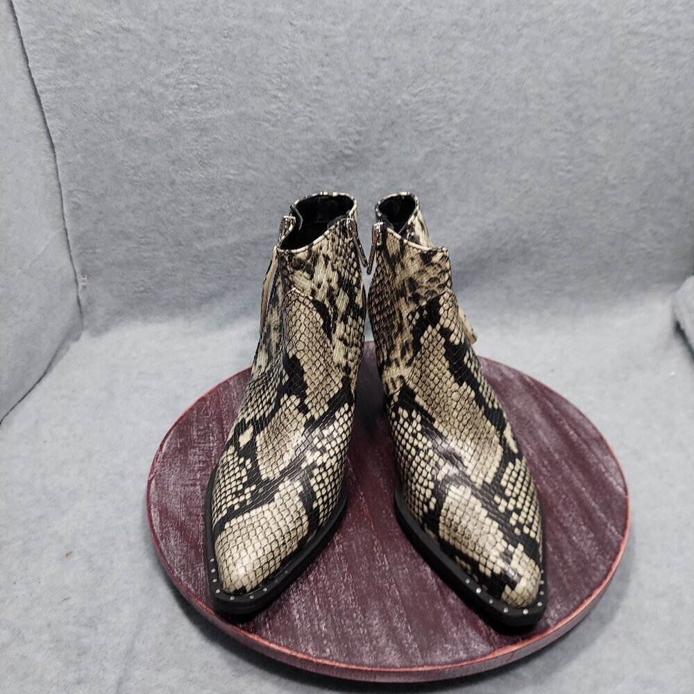 Circus By Sam‎ Edelman Whistler Snake Print Ankle Boots